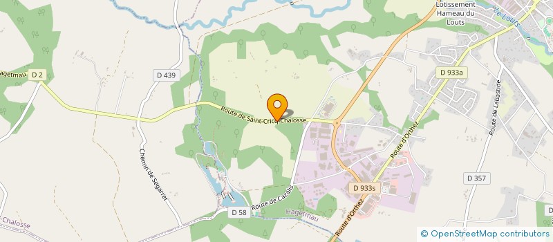 localisation de l'entreprise SCI DES LANDES DE LANNEMAS  HAGETMAU