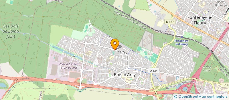 localisation de l'entreprise SCI DES LANGOTS  BOIS-D'ARCY