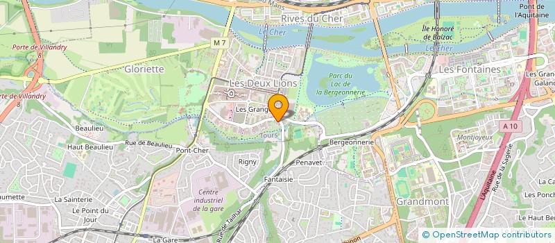 localisation de l'entreprise SCI DES LAPONS  TOURS