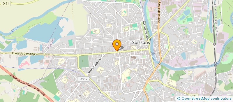 localisation de l'entreprise SCI DES LAQUAIS à SOISSONS