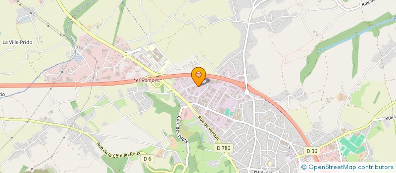 localisation de l'entreprise SCI DES LAURIERS 2  PLERIN