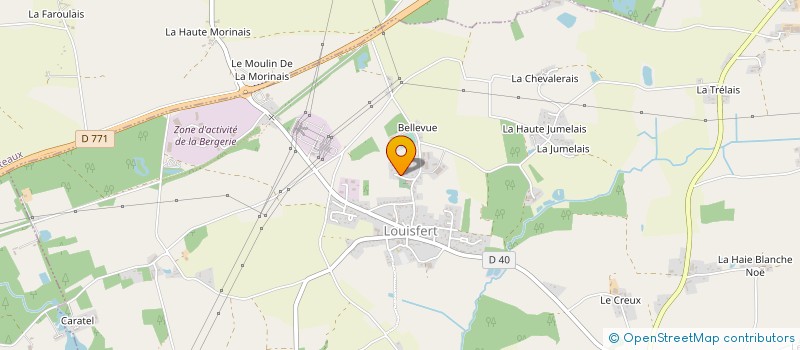 localisation de l'entreprise SCI DES LAURIERS  CHATEAUBRIANT