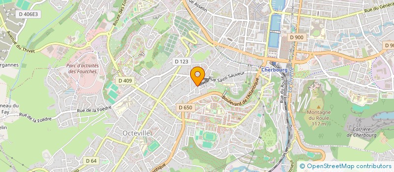 localisation de l'entreprise SCI DES LAURIERS à CHERBOURG-EN-COTENTIN