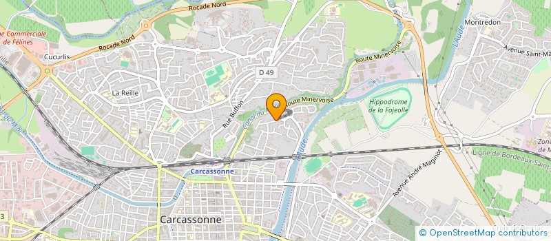 localisation de l'entreprise SCI DES LAURIERS à CARCASSONNE