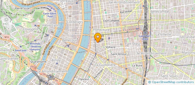 localisation de l'entreprise SCI DES LAURIERS  LYON