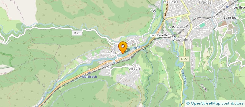 localisation de l'entreprise SCI DES LAURIERS  URBANYA