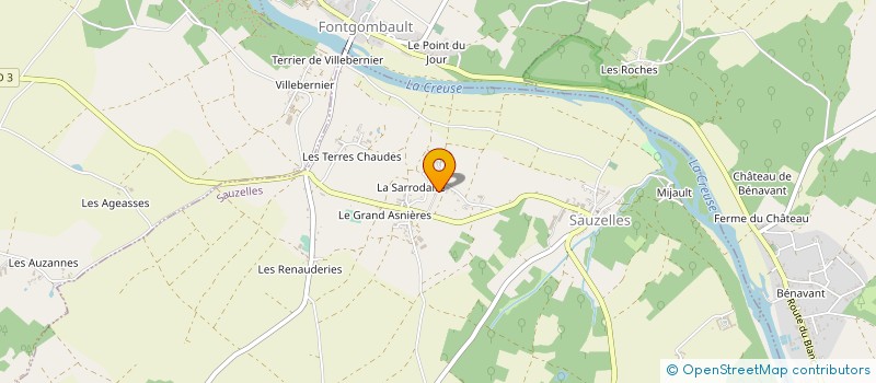 localisation de l'entreprise SCI DES LAURIERS à SAUZELLES