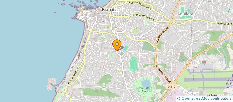 localisation de l'entreprise SCI DES LAURIERS à BIARRITZ