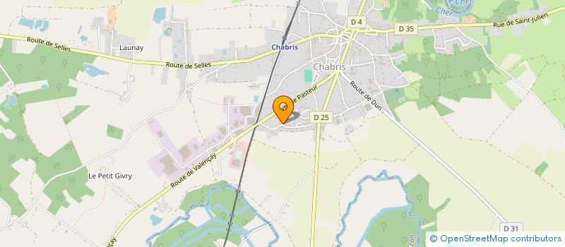 localisation de l'entreprise SCI DES LAURIERS à CHABRIS