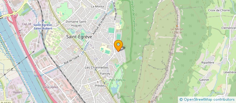 localisation de l'entreprise SCI DES LAURIERS  SAINT-EGREVE