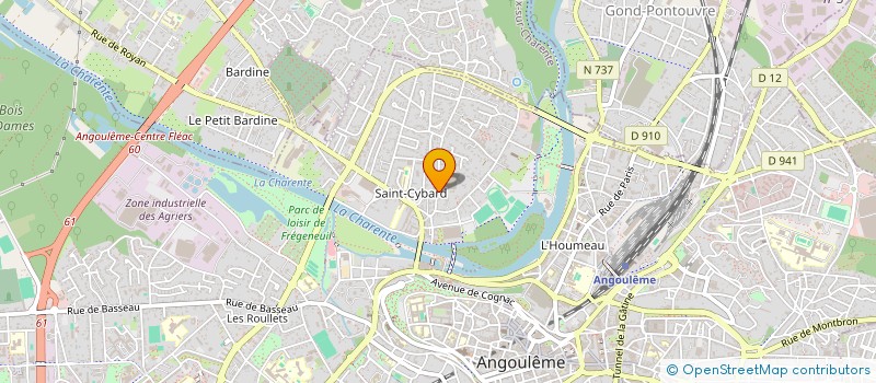 localisation de l'entreprise SCI DES LAURIERS 974 à ANGOULEME