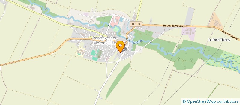 localisation de l'entreprise SCI DES LAURIERS DU CAP  PONTFAVERGER-MORONVILLIERS