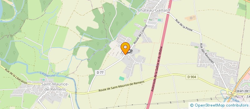 localisation de l'entreprise SCI DES LAVANDES à CHATEAU-GAILLARD