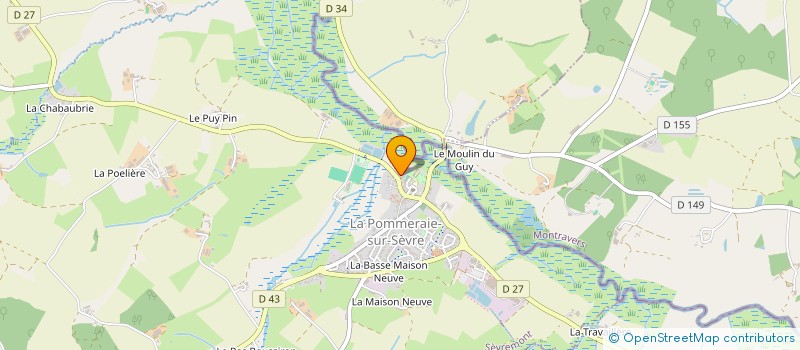 localisation de l'entreprise SCI DES LAVANDIERES à SEVREMONT