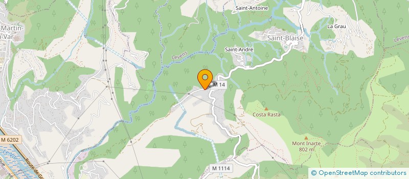 localisation de l'entreprise SCI DES LAVANDIERES  SAINT-BLAISE