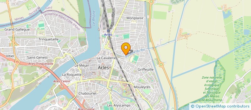 localisation de l'entreprise SCI DES LAVANDIERES à ARLES