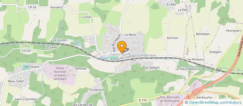localisation de l'entreprise SCI DES LAVANDIERES  SAINT-NOLFF