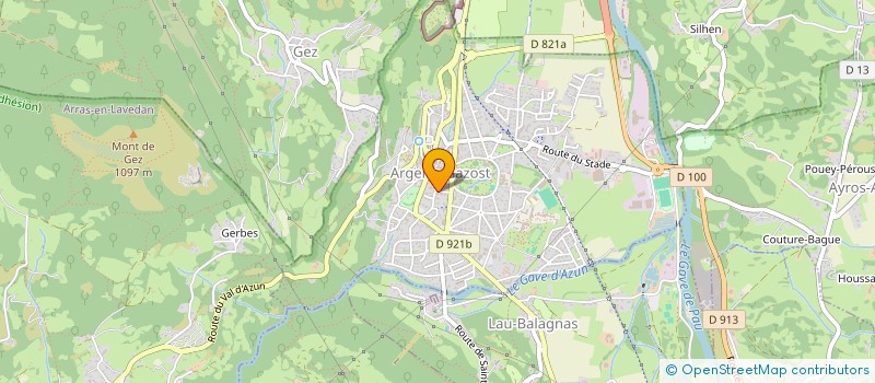 localisation de l'entreprise SCI DES LAVANDIERES  ARGELES-GAZOST