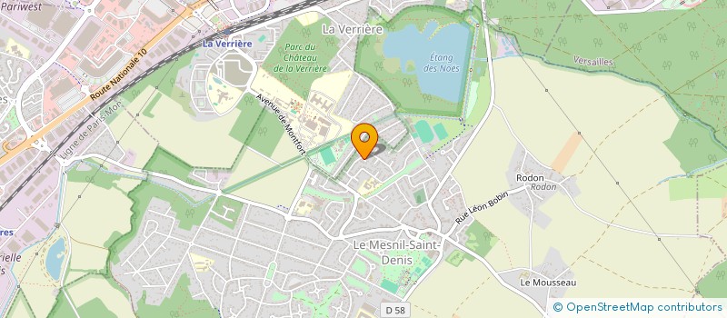 localisation de l'entreprise SCI DES LAVANDIERES  LE MESNIL-SAINT-DENIS