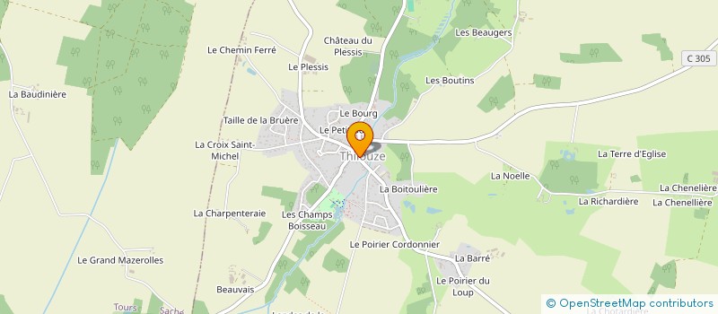 localisation de l'entreprise SCI DES LAVANDIERES à THILOUZE