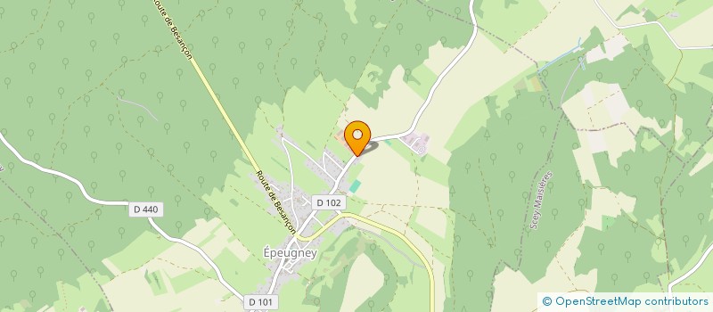 localisation de l'entreprise SCI DES LAVES  EPEUGNEY