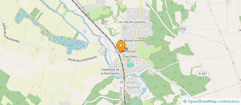 localisation de l'entreprise SCI DES LAVOIRS à MOUTHIERS-SUR-BOEME