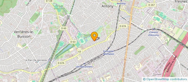 localisation de l'entreprise SCI DES LAVOIRS à ANTONY