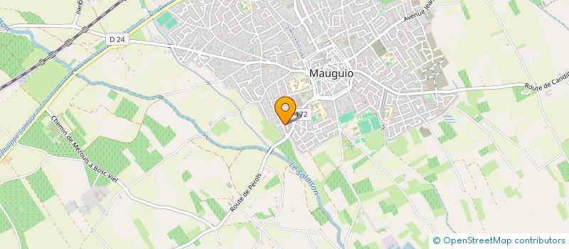 localisation de l'entreprise SCI DES LAVOIRS DE MELGUEIL  MAUGUIO