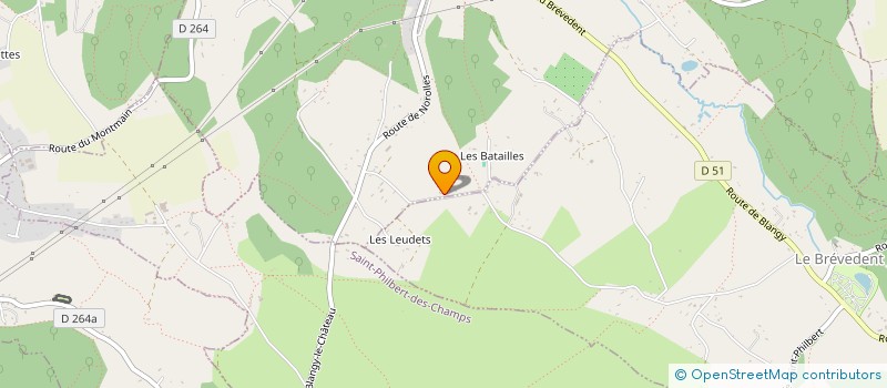 localisation de l'entreprise SCI DES LEUDETS  LE BREVEDENT