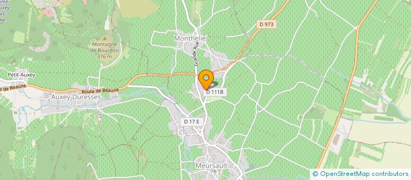 localisation de l'entreprise SCI DES LEVEES  MEURSAULT