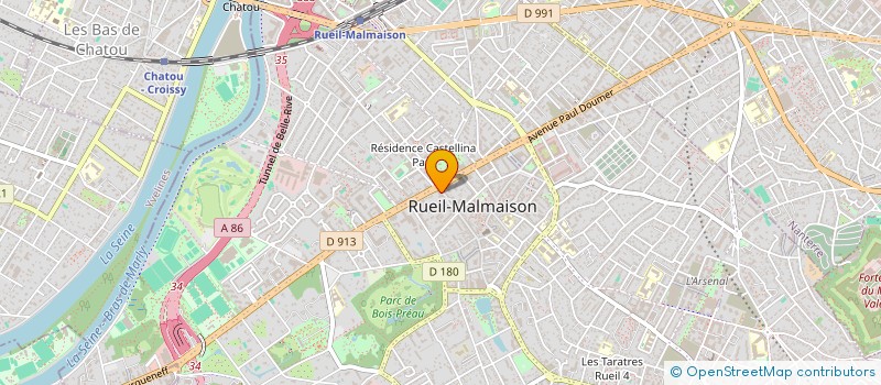 localisation de l'entreprise SCI DES LEZARDS à RUEIL-MALMAISON