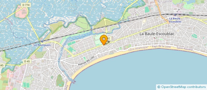 localisation de l'entreprise SCI DES LIANES à LA BAULE-ESCOUBLAC