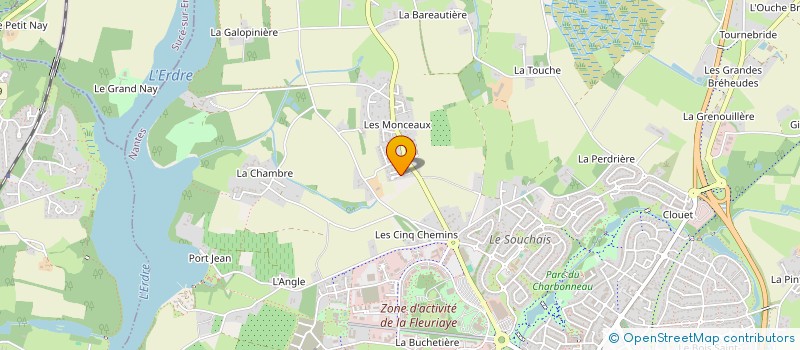 localisation de l'entreprise SCI DES LIARDS  CARQUEFOU