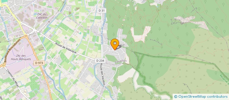 localisation de l'entreprise SCI DES LIBELLULES  CAVAILLON