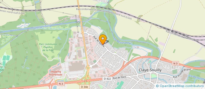 localisation de l'entreprise SCI DES LIBELLULES  ANNET-SUR-MARNE