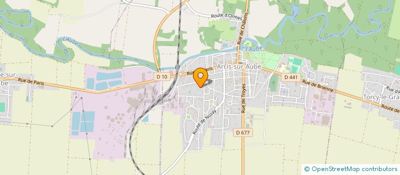 localisation de l'entreprise SCI DES LICARDES  ARCIS-SUR-AUBE