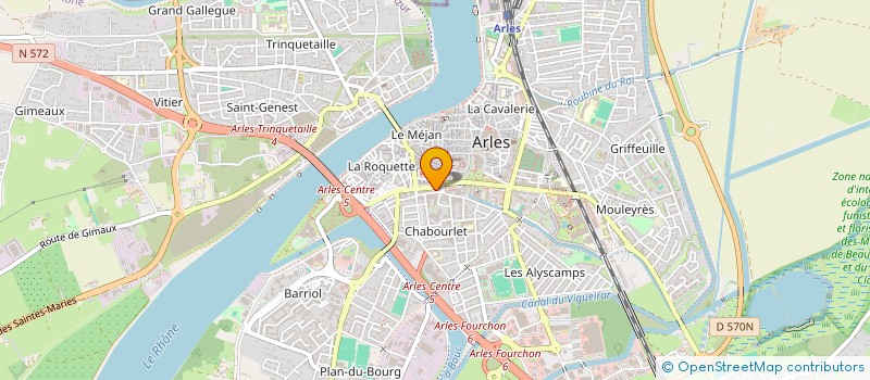 localisation de l'entreprise SCI DES LICES  ARLES