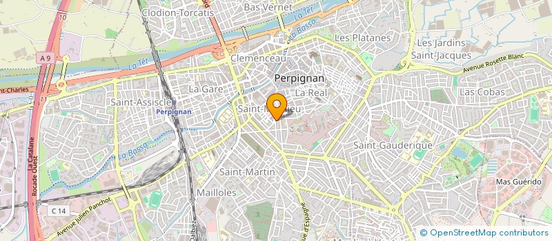 localisation de l'entreprise SCI DES LICES  PERPIGNAN