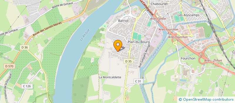 localisation de l'entreprise SCI DES LICES  ARLES