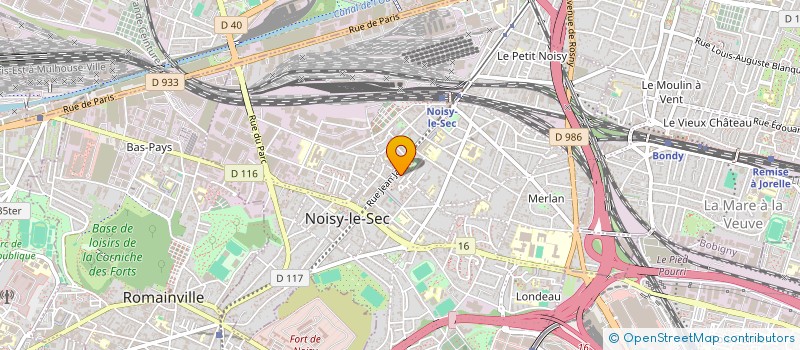 localisation de l'entreprise SCI DES LICORNES à NOISY-LE-SEC