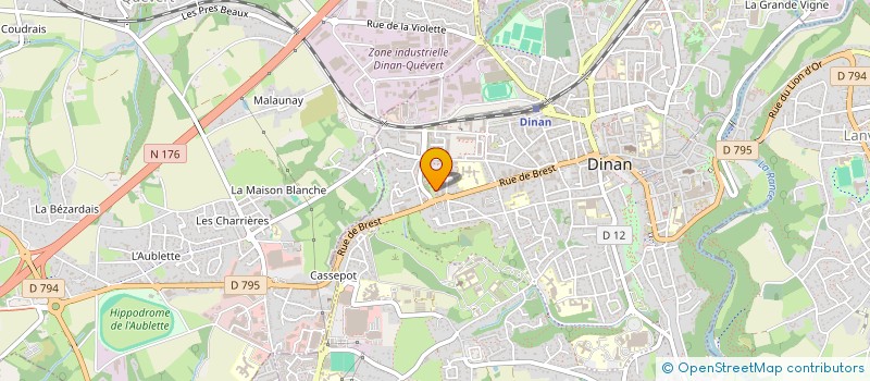 localisation de l'entreprise SCI DES LIENS  DINAN