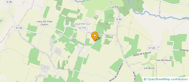 localisation de l'entreprise SCI DES LIGNES à SAINT-MEDARD