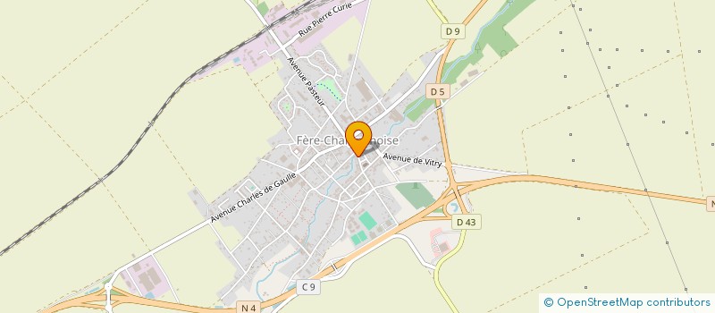 localisation de l'entreprise SCI DES LILAS  FERE-CHAMPENOISE