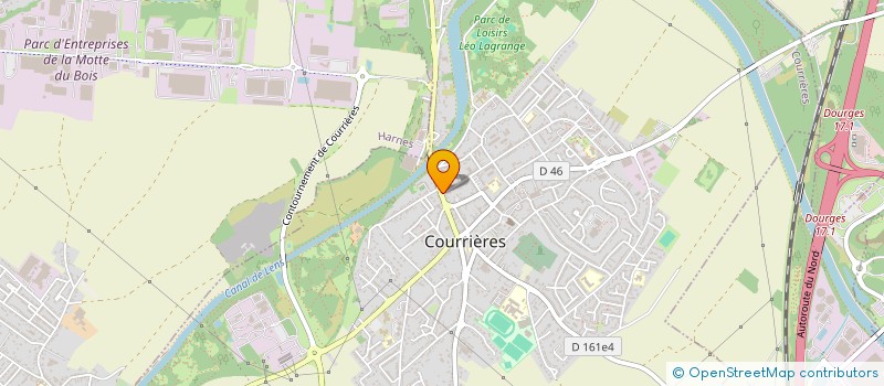 localisation de l'entreprise SCI DES LILAS  COURRIERES