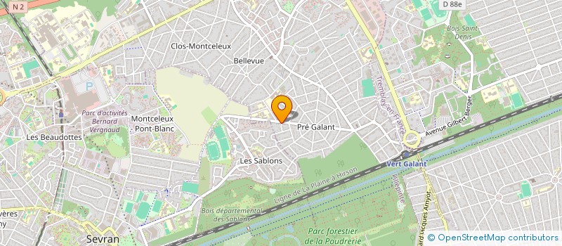 localisation de l'entreprise SCI DES LILAS à VILLEPINTE