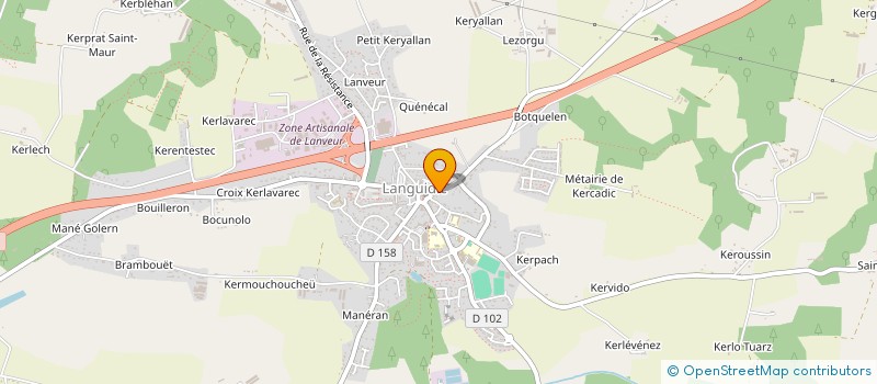 localisation de l'entreprise SCI DES LILAS  LANGUIDIC