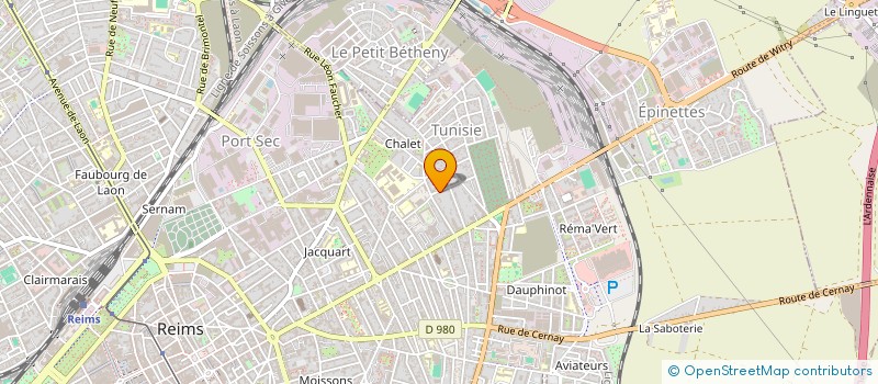 localisation de l'entreprise SCI DES LILAS  REIMS