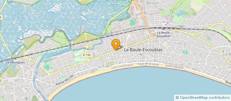 localisation de l'entreprise SCI DES LILAS  LA BAULE-ESCOUBLAC