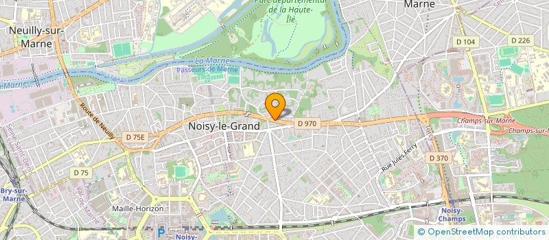 localisation de l'entreprise SCI DES LILAS à NOISY-LE-GRAND