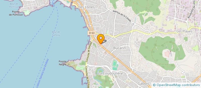 localisation de l'entreprise SCI DES LILAS à SIX-FOURS-LES-PLAGES